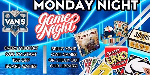 Van's Weekly Board Game Club