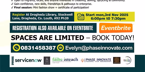 Sewing & Upcycling Bootcamp: Learn, Connect & Belong