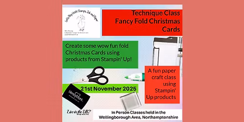 Technique Class \u2013 Fancy Fold Christmas Cards