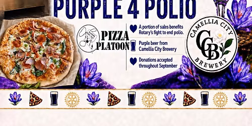 Pints, Pizza Pies, & Purple4Polio\ud83d\udc9c\ud83c\udf7a\ud83c\udf55