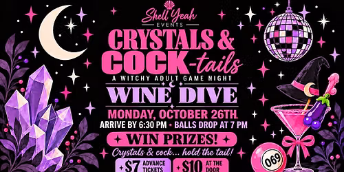 Crystals & Cocktails ADULT Boozy Game Night I Wine Dive Lakewood