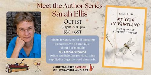 Meet the Author: Sarah Ellis \u2013 My Year in Fairyland
