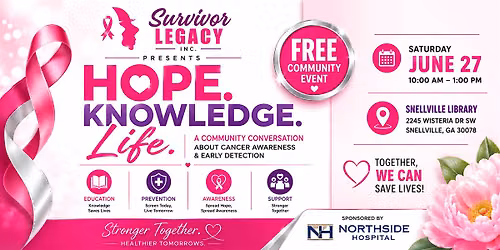 Hope. Knowledge. Life. | A Community Cancer Conversation