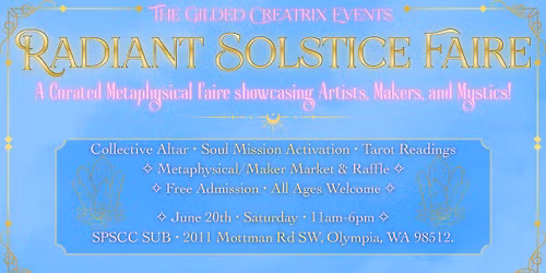 Radiant Solstice Faire \u2727 Metaphysical Market & Experience