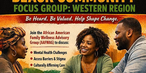 Riverside County Mental Health Focus Group: Western Region