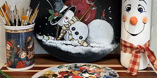 Snowman Magic Workshop: Sip, Paint and Craft