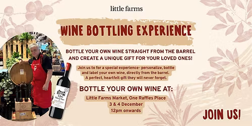 Wine Bottling Experience