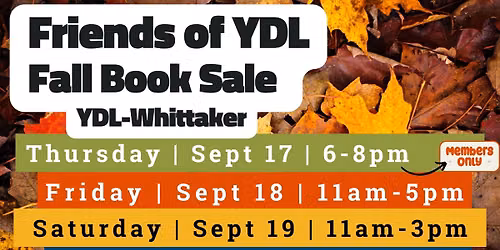 Friends of YDL Fall Book Sale