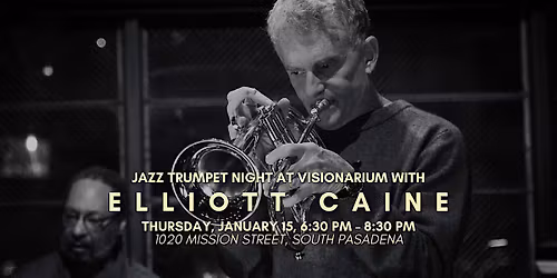 \u2728 Jazz Night with Elliott Caine at Visionarium! \u2728