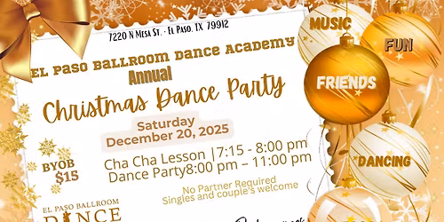 Annual Christmas Dance Party