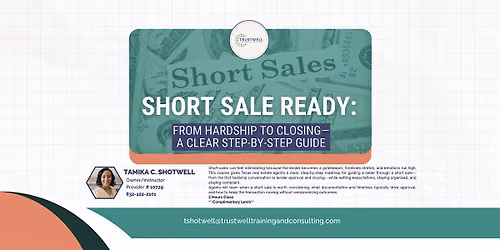 Short Sale Ready: From Hardship to Closing