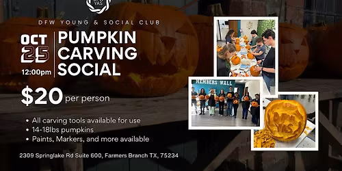 Pumpkin Carving Social
