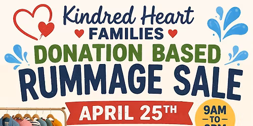 April 25th Rummage Sale