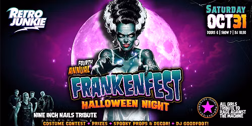 FRANKENFEST w\/ Nine Inch Nails & Rage Against The Machine Tributes... LIVE!