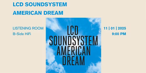 LCD Soundsystem: American Dream