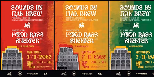 ITAL BREW meets FOOD BASS SHELTER @MinusOne