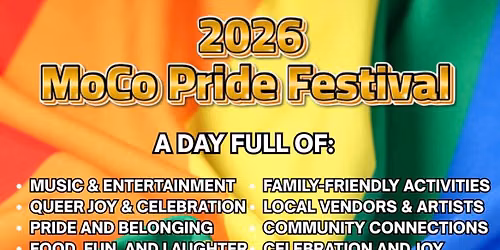 2026 MoCo Pride Festival Hosted By Crawfordsville Pride