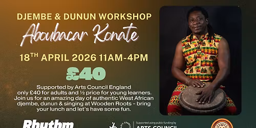 West African Drumming with Aboubacar Konate