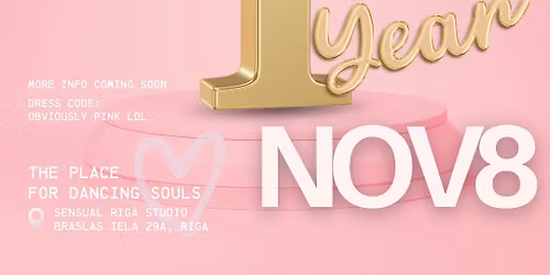 \ud83d\udd25 SENSUAL Riga 1 YEAR ANNIVERSARY \ud83d\udd25 PINK PARTY