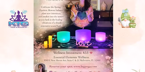 \ud83c\udf38 Balance & Bloom: A Spring Equinox Sound Bath Experience\ud83c\udf38