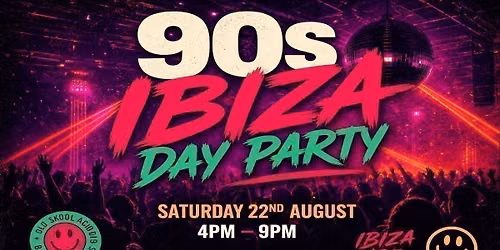 90s Ibiza Day Party - Brighton \u2600\ufe0f\ud83c\udf34