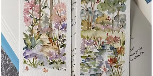 Watercolor Bookmark Arts and Crafts Class