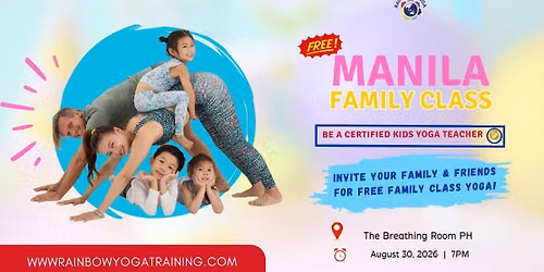 [MANILA] Free Family Class Rainbow Kids Yoga Teacher Training