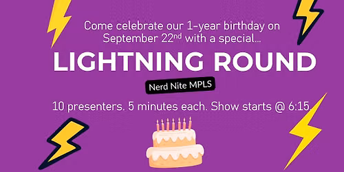 Nerd Nite MPLS: September Lighting Rounds!