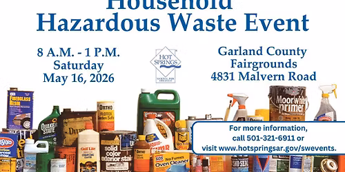 Free Household Hazardous Waste Collection Event