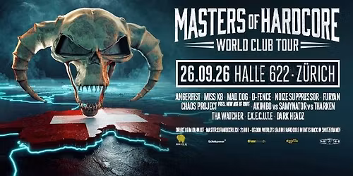 Masters of Hardcore Switzerland Worldclub Tour 2026