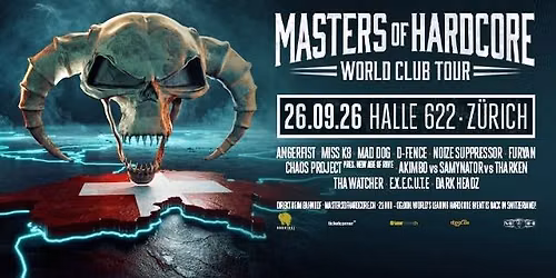 Masters of Hardcore Switzerland Worldclub Tour 2026