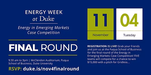 Energy in Emerging Markets Case Competition - Final Round