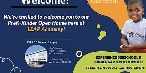 KIPP DC's Fall PreK-Kindergarten Open House Event