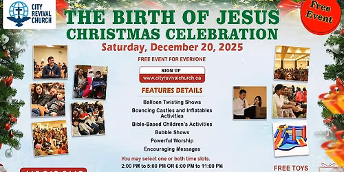 The Birth of Jesus Christmas Celebration 2025