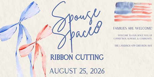 Spouse Space Ribbon-Cutting