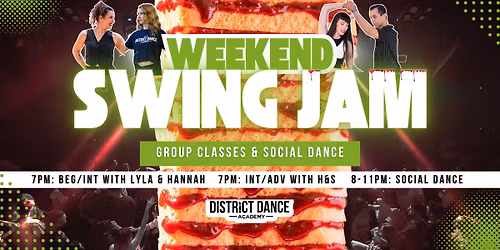 Weekend Swing Jam at District Dance Academy