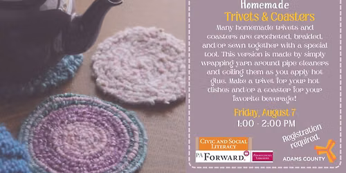 Homemade Trivets & Coasters