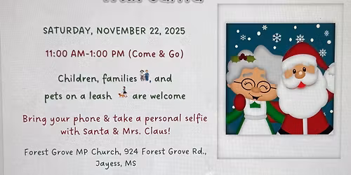 Selfies with Santa & Mrs. Claus