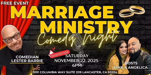 Marriage Ministry Comedy Night