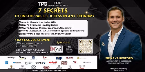 7 SECRETS TO UNSTOPPABLE SUCCESS IN ANY ECONOMY