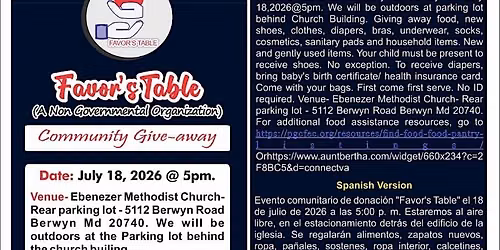 Favor\u2019s Table Community Giveaway