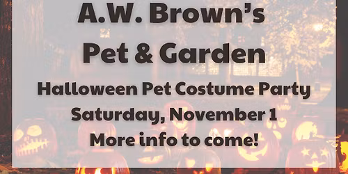 Halloween Pet Costume Party