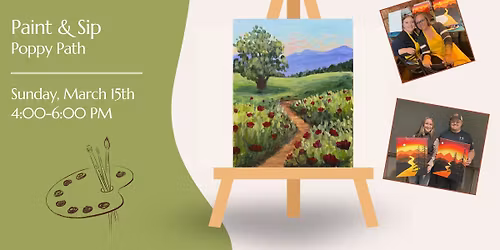 Paint & Sip - Poppy Path