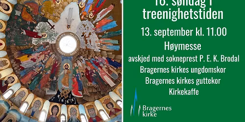H\u00f8ymesse og avskjed med sokneprest Per Erik K. Brodal