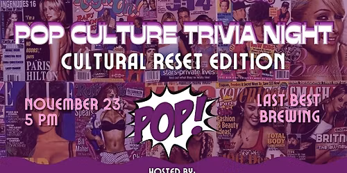Wunmi Marketing Presents: Pop Culture Trivia Night