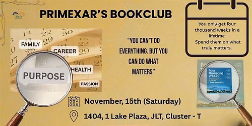 Primexar Book Club - 4 Thousand Weeks