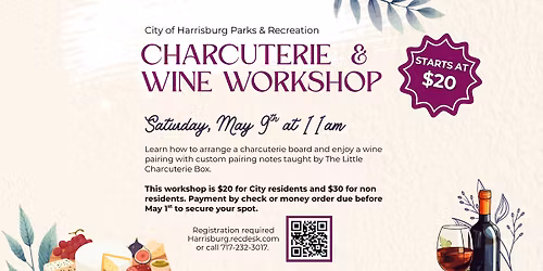Charcuterie  & Wine Workshop