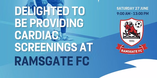 Healthy Hearts ECG Screening at Ramsgate FC