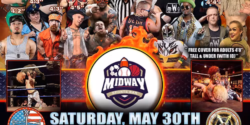 Bartlett, IL - Mini Wrestling All * Stars @ Midway Sports Bar "The Shortest Fight of Them All!"