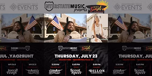 SUNSET CONCERT SERIES | "Straight Outta Nashville" Presented by Interstate Music